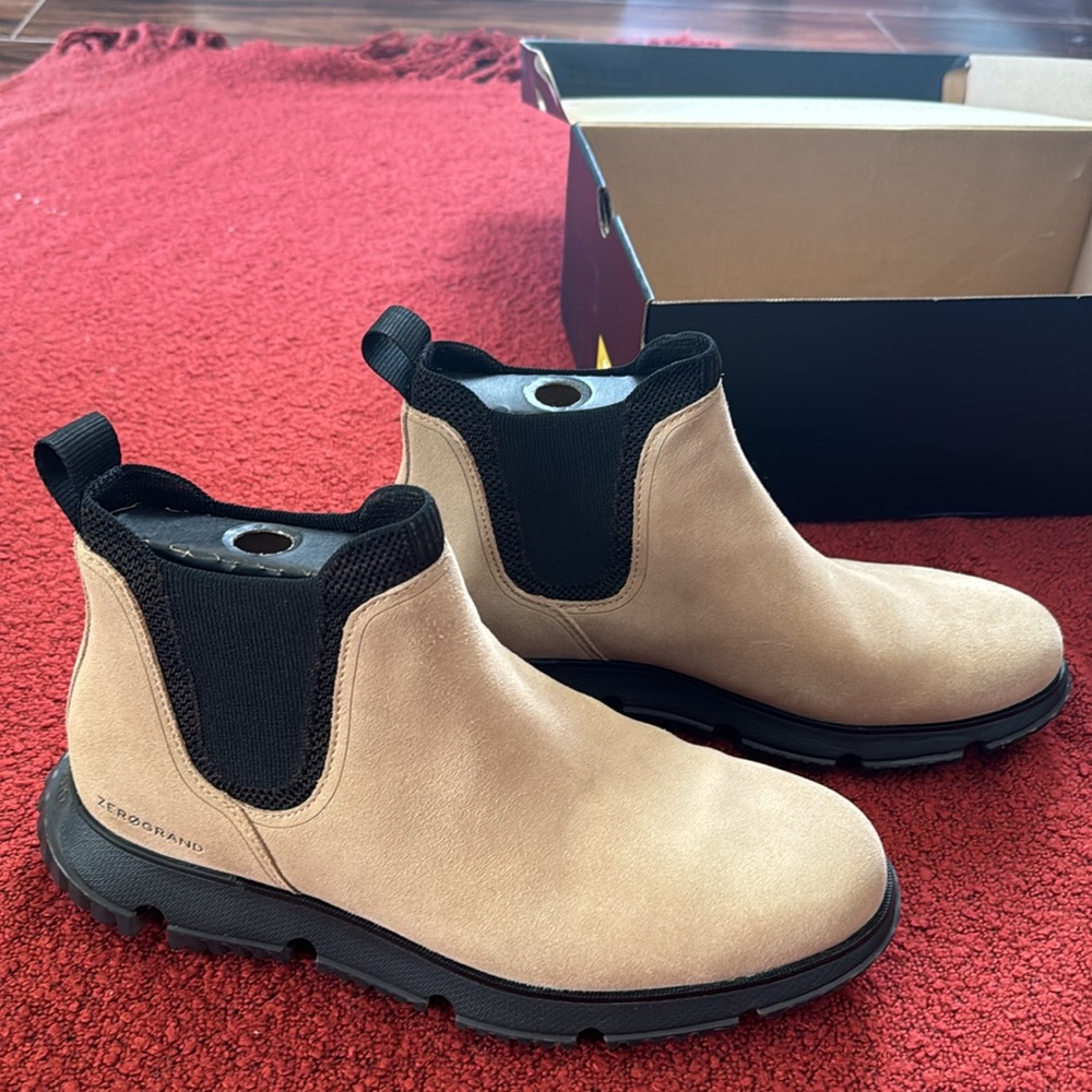 Cole Haan suede Chelsea boots
